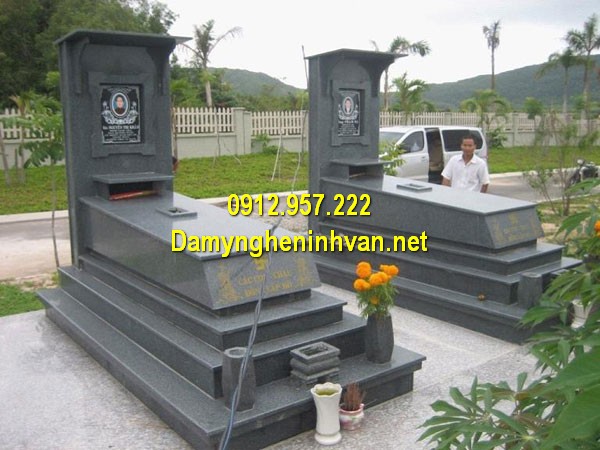 Nhà mồ đá hoa cương ở Đồng Tháp