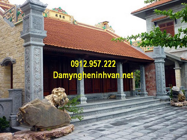 Cột đồng trụ nhà từ đường Cột đồng trụ nhà từ đường - Mẫu cột đồng trụ từ đường nhà thờ họ đẹp