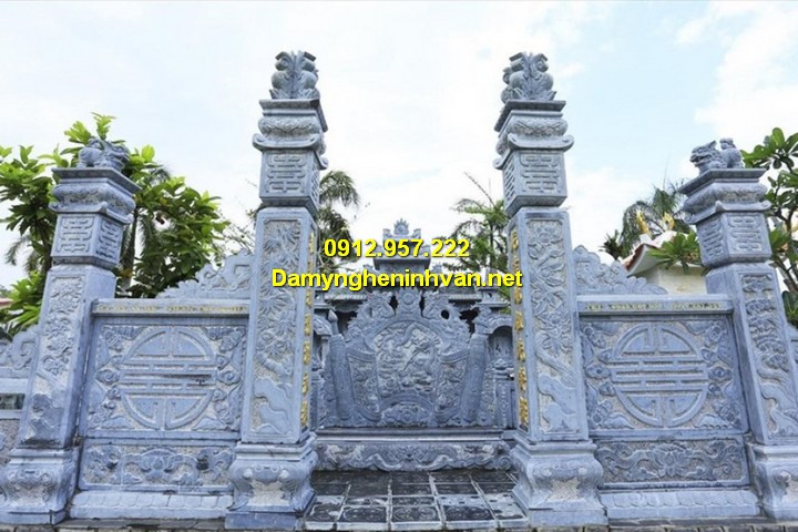 Cổng đá đơn giản đẹp