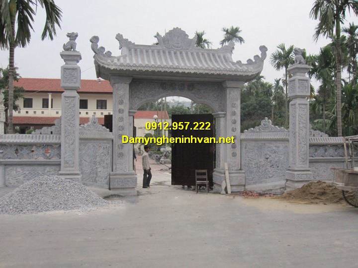 Báo giá cổng đền chùa bằng đá