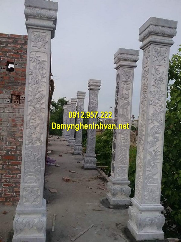 Cột đồng trụ bằng đá tự nhiên