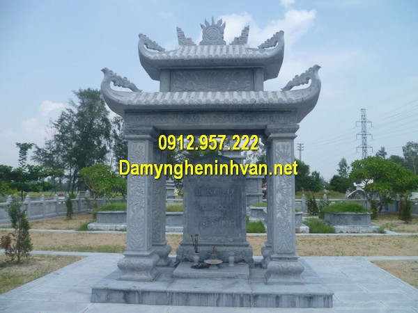 Mẫu khu nhà mồ đẹp ở Bến Tre Khu nhà mồ bằng đá - Làm khu nhà mồ phong thủy đẹp trên toàn quốc
