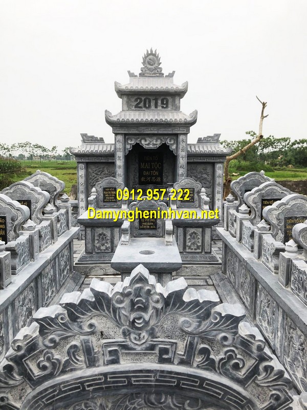Khu nhà mồ bằng đá tự nhiên Khu nhà mồ bằng đá - Làm khu nhà mồ phong thủy đẹp trên toàn quốc