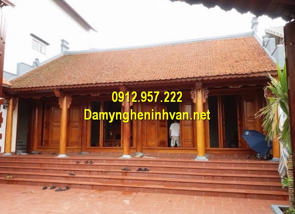 Mẫu nhà thờ họ cấp 4 mái bằng Nhà thờ họ đẹp - Các kiểu nhà thờ họ từ đường đẹp tại Việt Nam
