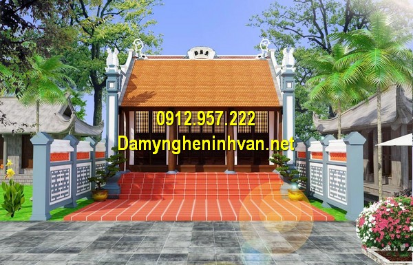 Mẫu nhà thờ họ cấp 4 đơn giản đẹp Nhà thờ họ đẹp - Các kiểu nhà thờ họ từ đường đẹp tại Việt Nam