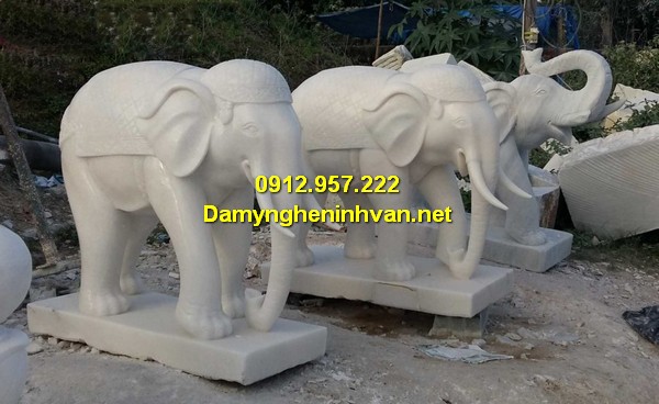 Tượng con voi đá phong thủy Ninh Bình đẹp nhất 2019 Voi đá đẹp - Tượng con voi đá phong thủy Ninh Bình đẹp nhất 2019