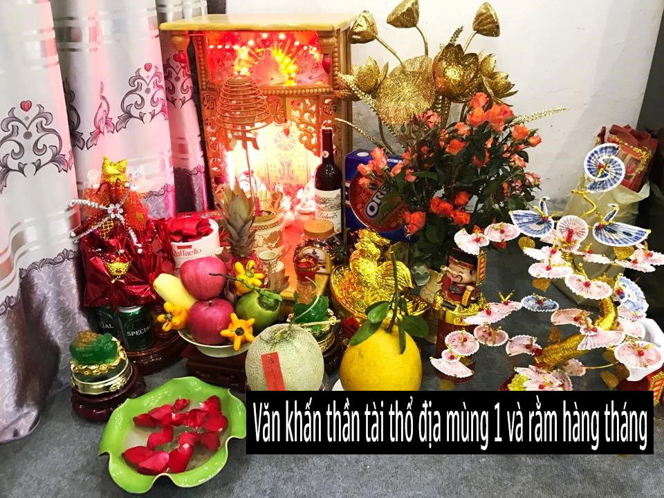 Văn khấn thần tài thổ địa mùng 1 và rằm hàng tháng Văn khấn thần tài thổ địa mùng 1 và rằm hàng tháng chính xác nhất