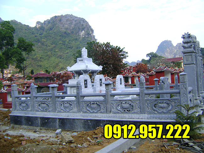 Địa chỉ lắp đặt khu lăng mộ đá giá rẻ tại Ninh Vân