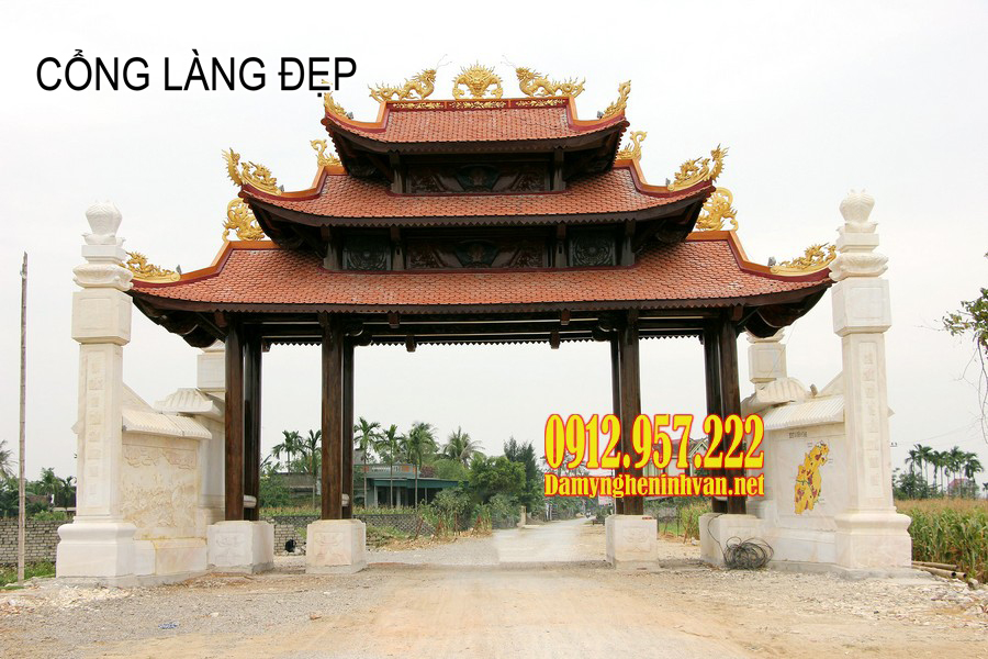 Mẫu cổng làng bằng đá tự nhiên Cổng làng đẹp bằng đá - Mẫu cổng làng đẹp bằng đá tự nhiên