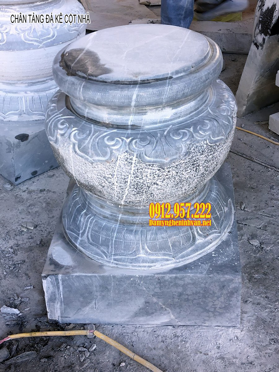 Chân tảng đá bồng Chân tảng đá kê cột nhà đẹp - Giá chân tảng đá kê cột nhà gỗ đẹp