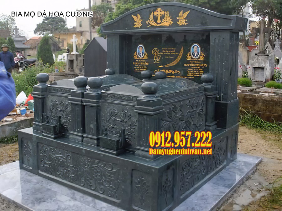 Mẫu mộ đá hoa cương granite đẹp nhất Việt Nam Bia mộ đá hoa cương đẹp - Bia mộ đá hoa cương, bia mộ đá granite đẹp