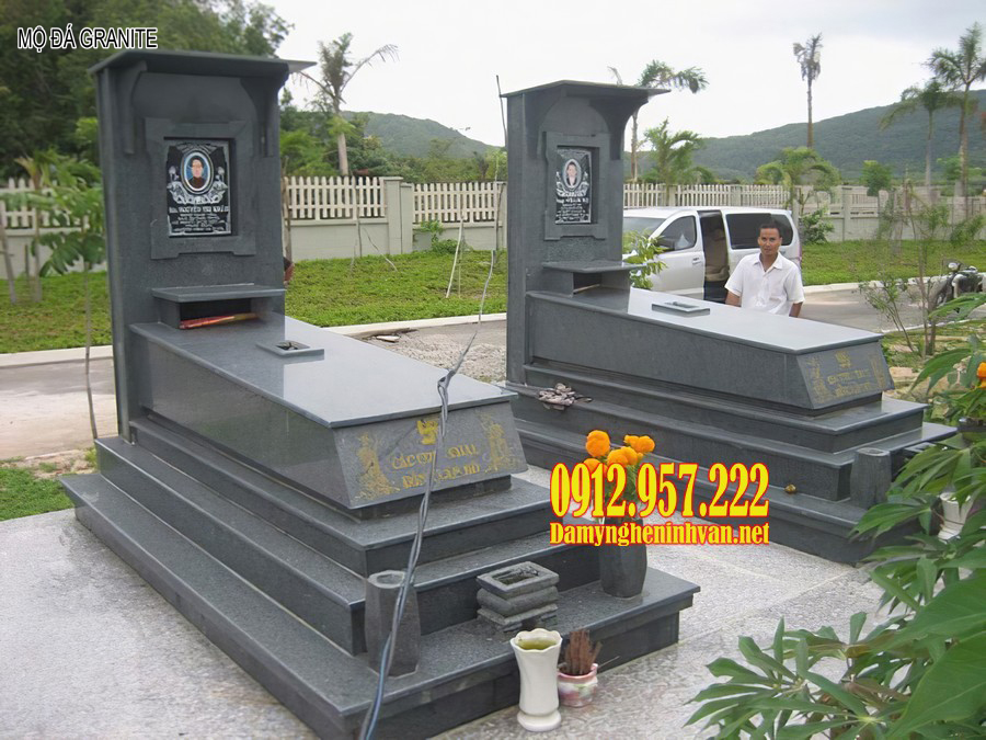 Mẫu mộ ốp đá granite chất lượng cao Mộ đá granite đẹp - Mẫu mộ ốp đá granite, mộ đá granite nguyên khối đẹp