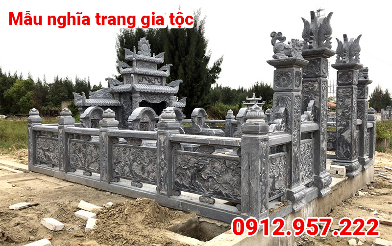 Mẫu nghĩa trang dòng họ đẹp 004
