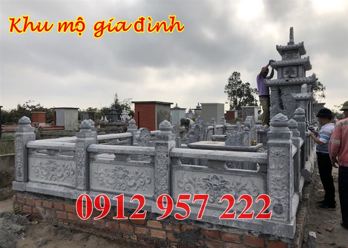 Xây khu mộ gia đình đẹp giá rẻ tại Tiền Giang