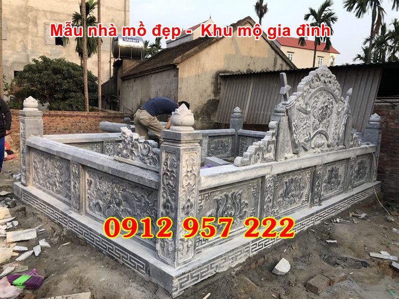 Xây mộ gia đình đẹp tại Quảng Ngãi