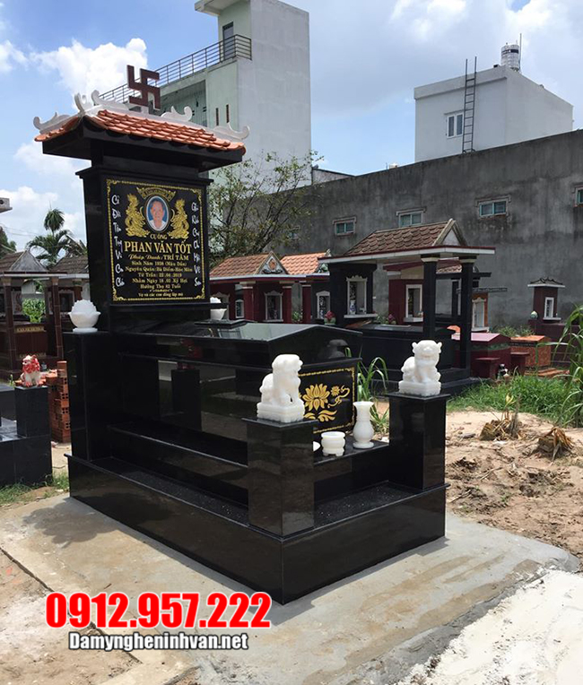 kiểu mộ bằng đá hoa cương đẹp nhất Các kiểu mộ đá hoa cương đẹp nhất 2020 của Đá mỹ nghệ Thái Vinh