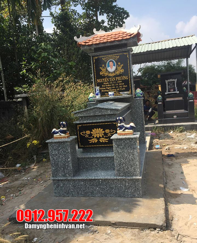 kiểu mộ bằng đá hoa cương đẹp Các kiểu mộ đá hoa cương đẹp nhất 2020 của Đá mỹ nghệ Thái Vinh