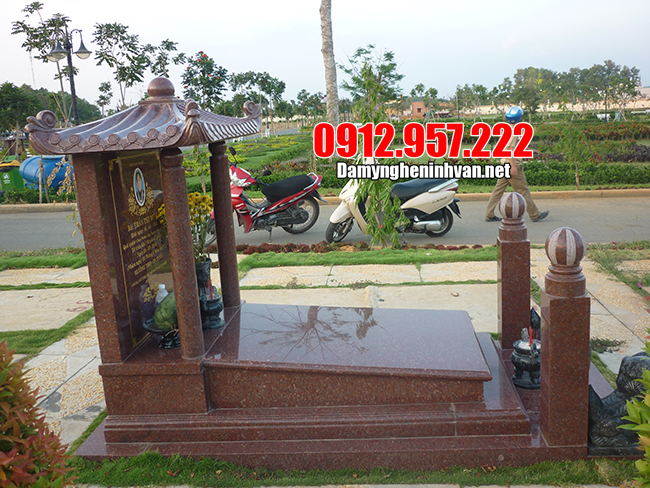 mẫu mộ đá hoa cương đẹp nhất Các kiểu mộ đá hoa cương đẹp nhất 2020 của Đá mỹ nghệ Thái Vinh