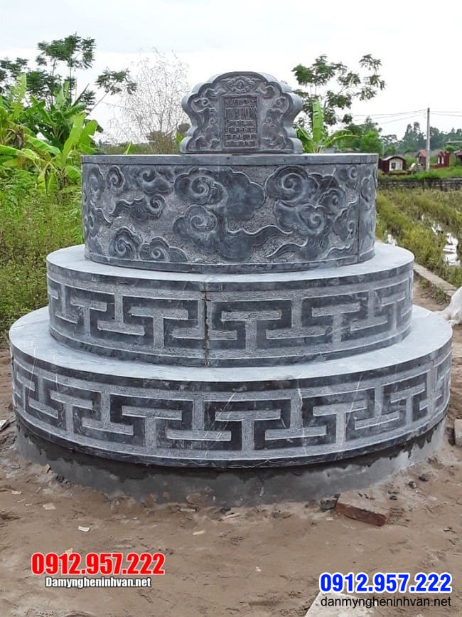 mộ tròn bằng đá xanh thanh hóa