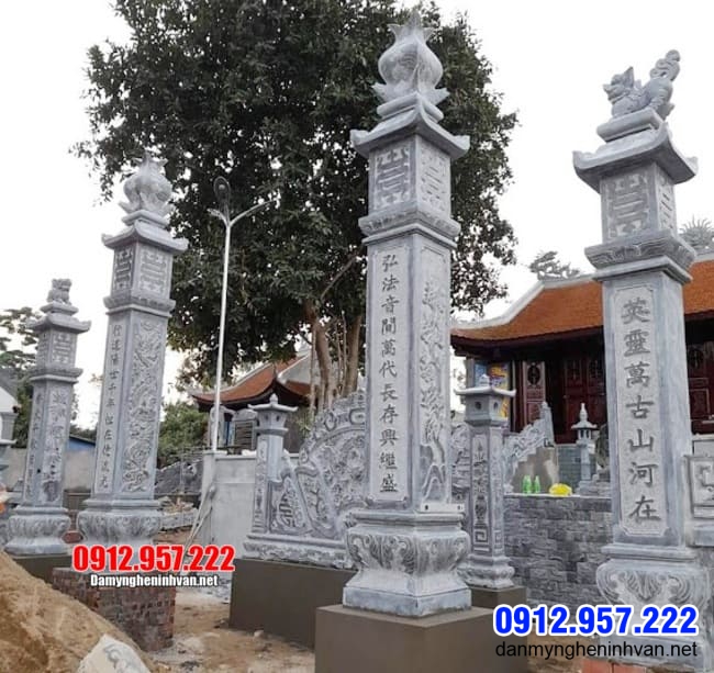 cổng tam quan bằng đá tại Thái Bình