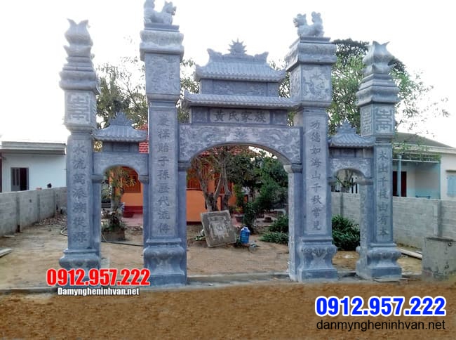 cổng tam quan đẹp tại Thái Bình