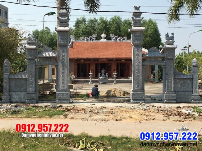 mẫu cổng tam quan bằng đá đẹp tại Lạng Sơn