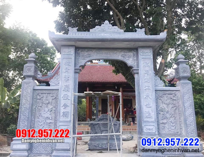mẫu cổng tam quan đá đẹp nhất tại Lạng Sơn