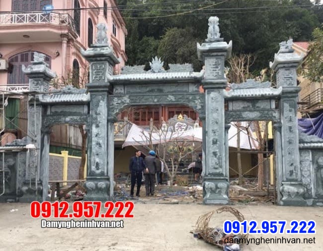 mẫu cổng tam quan đá tại Lạng Sơn đẹp