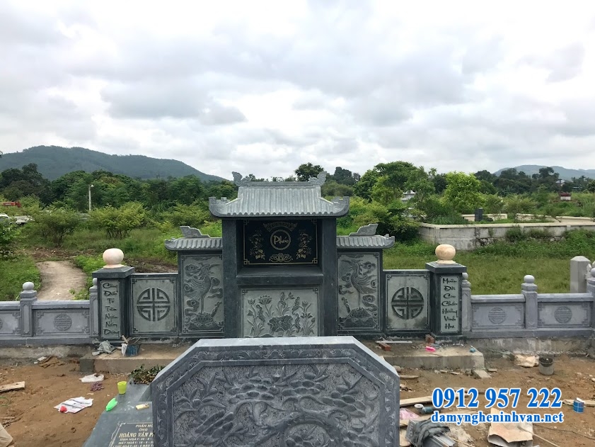 Xây dựng lăng mộ đá xanh tại Thái nguyên